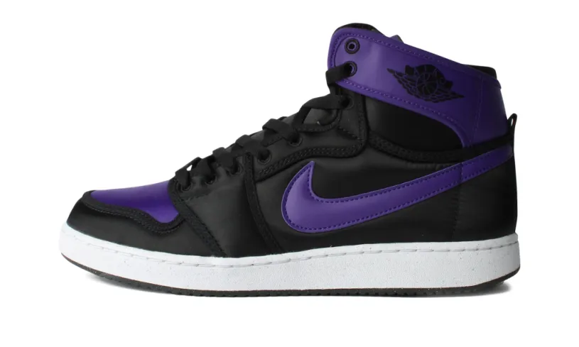 Air Jordan Retro High Og 1 Black And White AJKO 'Black Field Purple' Reps 