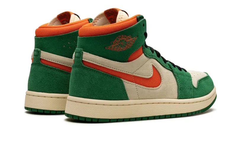 Air Jordan 1 Mid Pink High Zoom CMFT 2 'Pine Green' Reps 