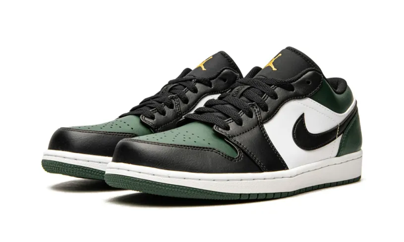 Air Jordan 1 Blue Black Low 'Green Toe' Reps 