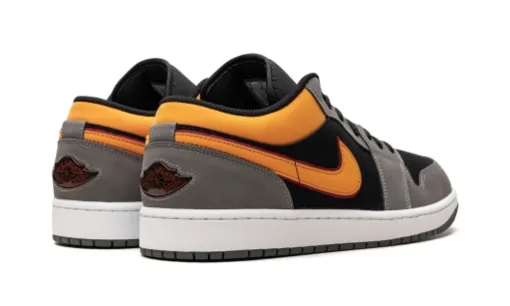 Brown Air Jordan 1 Low SE 'Black Vivid Orange' Reps 