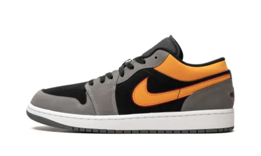 Air Jordan 1 Low SE 'Black Vivid Orange' Reps