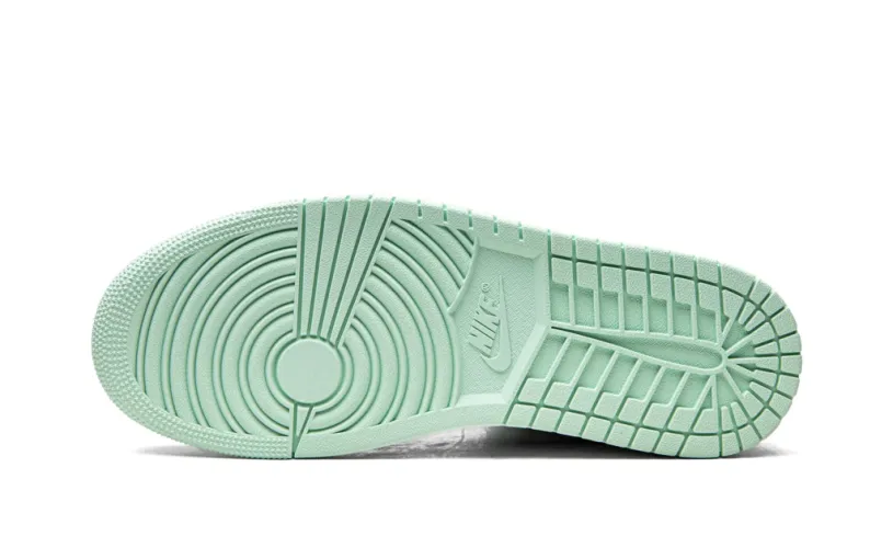 Grey Black Air Jordan 1 Mid 'Blue Mint' Reps 