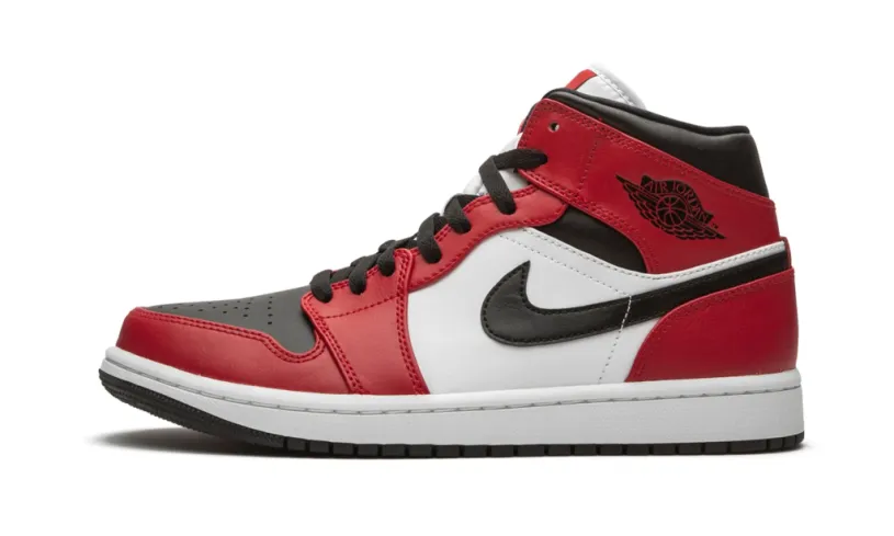 Air Jordan 1 Camouflage Mid 'Chicago Black Toe' Reps 