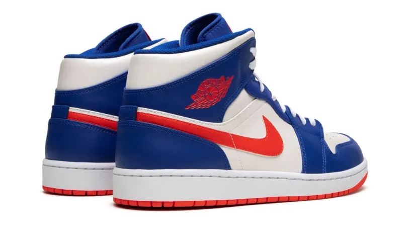 Air Jordan 1 Blue And White Mid 'Knicks' Reps 