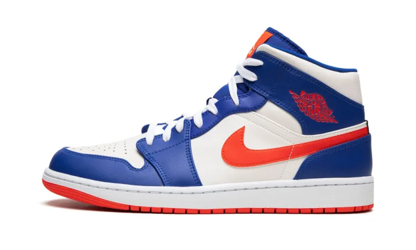 Air Jordan 1 Blue And White Mid 'Knicks' Reps 