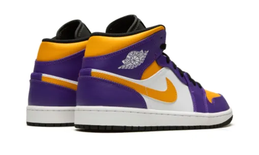 Air Jordan 1 Alpha Mid 'Lakers Purple' Reps 