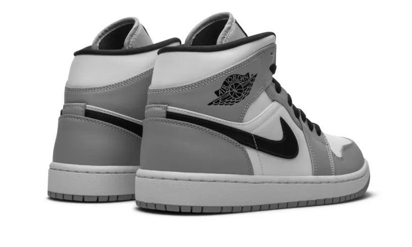 Air Jordan 1 Denver Broncos Mid 'Light Smoke Grey' Reps 