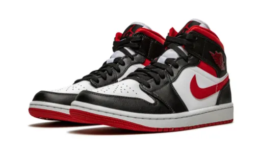 Air Jordan 1 Mid 'Metallic Red' Reps