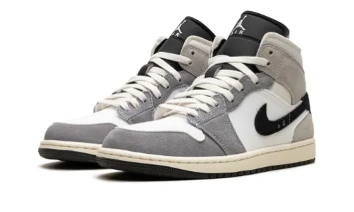 Air Jordan 1 Mid SE Craft 'Cement Grey' Reps