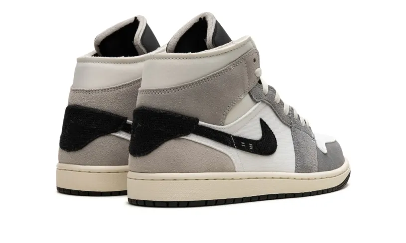 Air Jordan 1 Low Shadow Mid SE Craft 'Cement Grey' Reps 