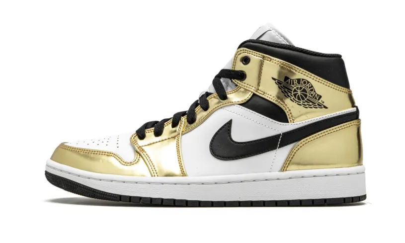 Air Jordan 1 Low G Nrg Mid SE 'Metallic Gold' Reps 