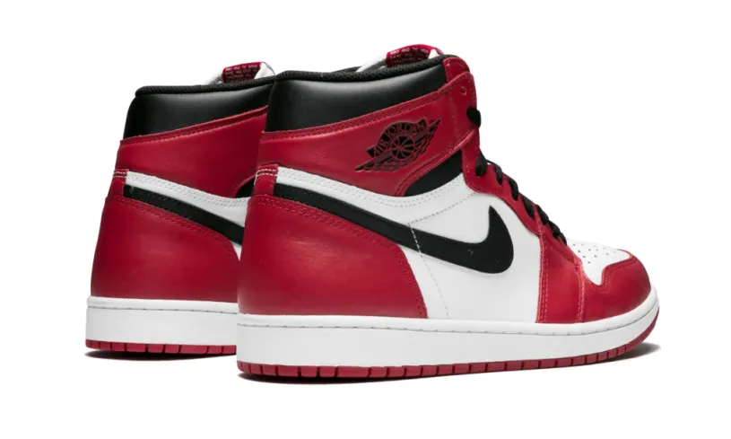 Air Jordan 1 Mid Black Black Retro High OG 'Chicago' Reps 