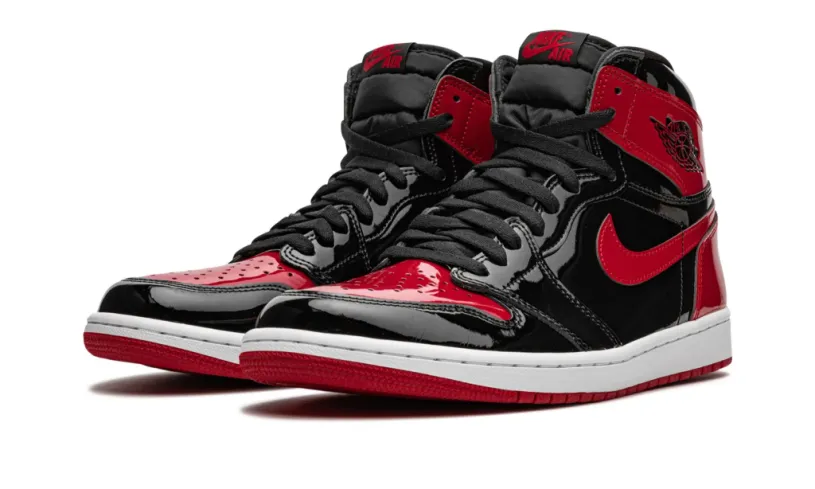 Nu Retro Air Jordan 1 Low Retro High OG 'Patent Bred' Reps 