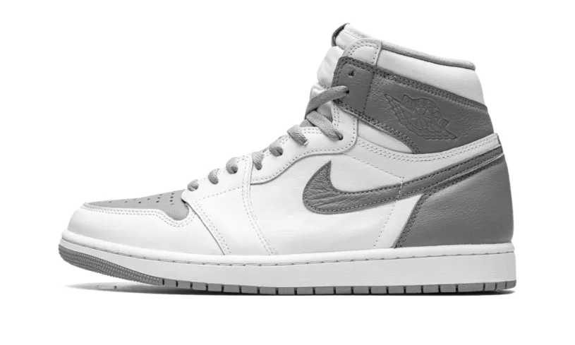 Grey And White Air Jordan 1 Retro High OG 'Stealth' Reps 