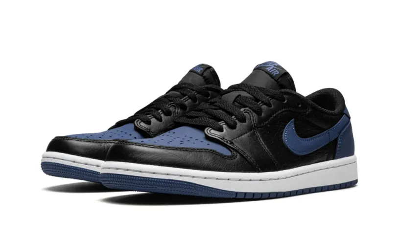 Orange Air Jordan 1 Retro Low OG 'Mystic Navy' Reps 