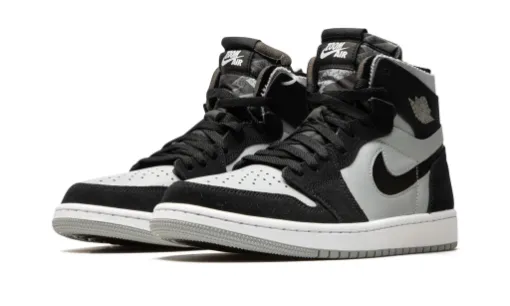 Air Jordan 1 Zoom CMFT 'Black Light Smoke Grey' Reps