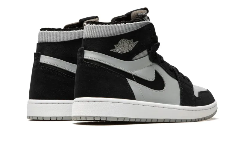 Air Jordan 1 Low Silver Zoom CMFT 'Black Light Smoke Grey' Reps 