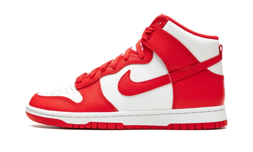 Dunk High 'White University Red' Reps 