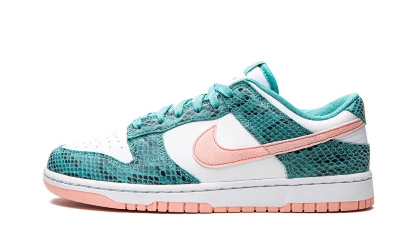 Dunk Low 'Washed Teal Snakeskin' Reps 