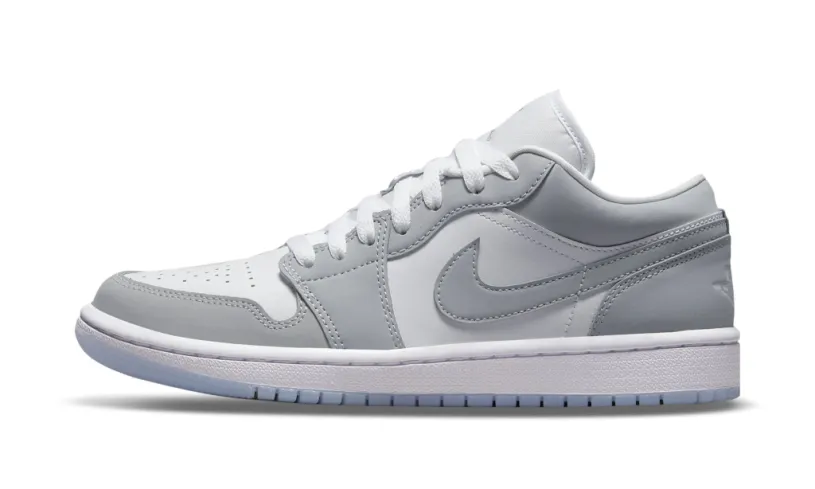 WMNS Off White X Air Jordan 1 Low 'White Wolf Grey' Reps 