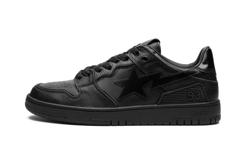 A Bathing Ape Bape SK8 Sta 'Black' Reps 