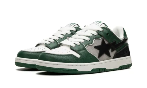 A Bathing Ape Bape SK8 Sta 'Green' Reps