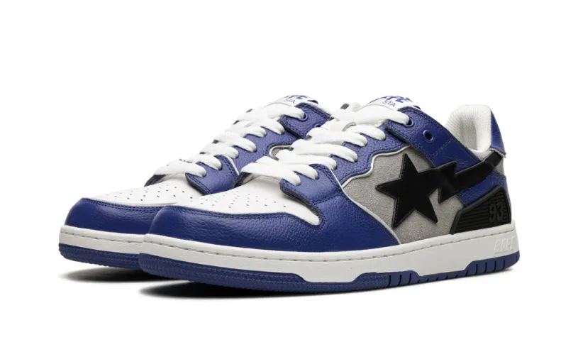 A Bathing Ape Bape SK8 Sta 'Grey Blue' Reps 