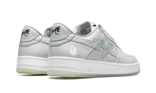 A Bathing Ape Bape SK8 Sta 'Grey' Reps 