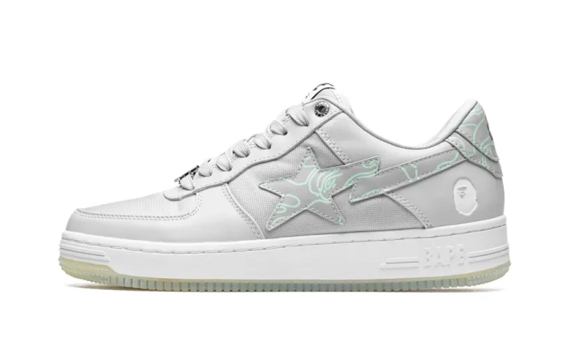 A Bathing Ape Bape SK8 Sta 'Grey' Reps 