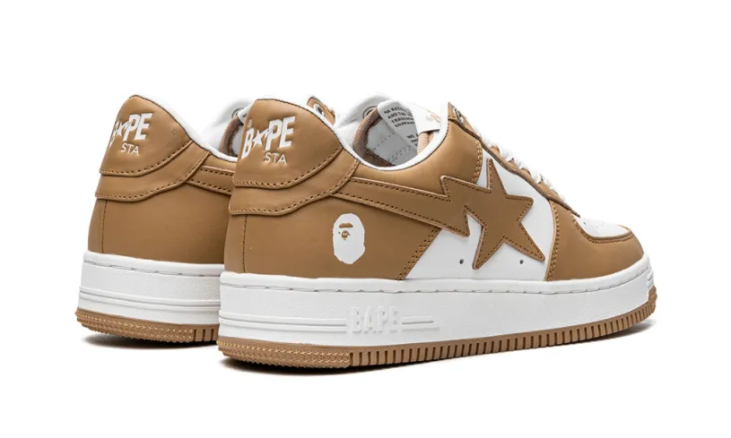 A Bathing Ape Bape Sta 'Beige White' Reps 