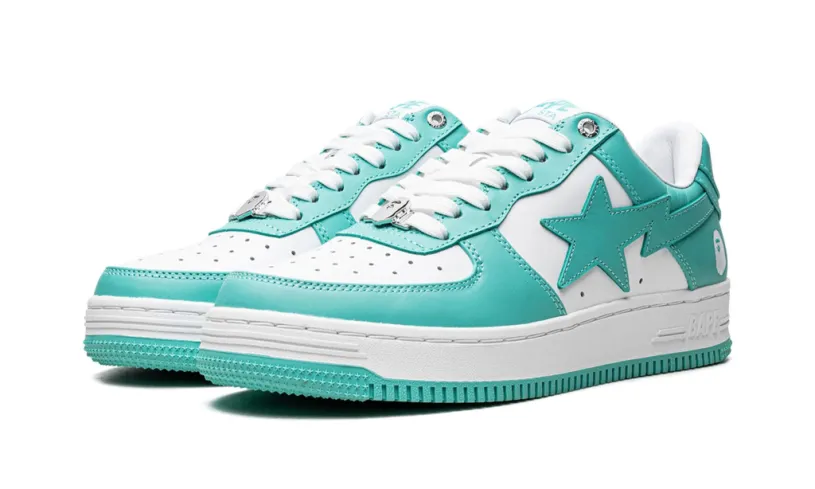 A Bathing Ape Bape Sta Leather 'Green' Reps 