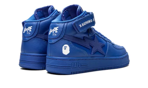 A Bathing Ape Bape Sta Mid 'Blue' Reps 