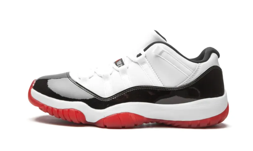Air Jordan 11 Retro Red And Black Retro Low 'Concord-Bred' Reps 