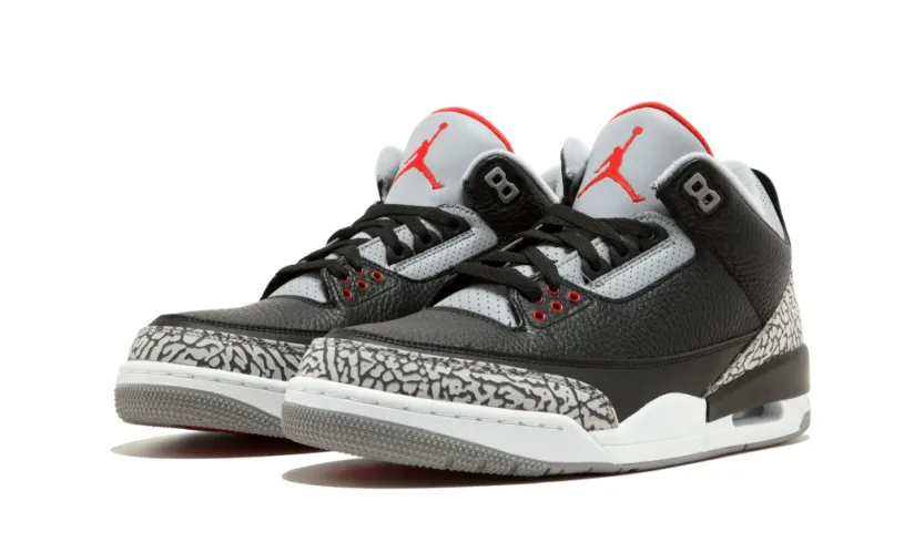 Air Jordan 3 Lakers Retro OG 'Black Cement' 2018 Reps 