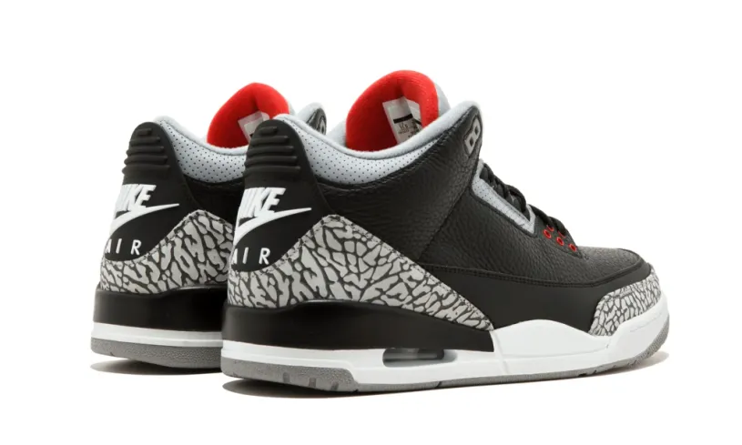 Air Jordan 3 Lakers Retro OG 'Black Cement' 2018 Reps 