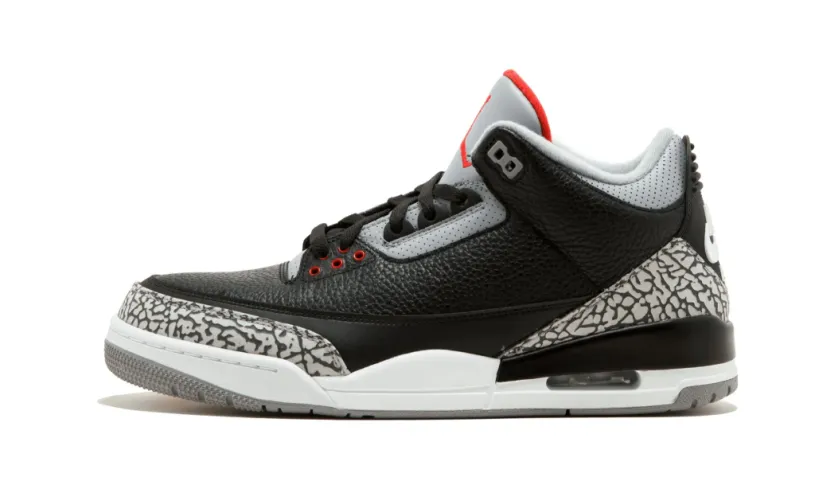 Air Jordan 3 Lakers Retro OG 'Black Cement' 2018 Reps 
