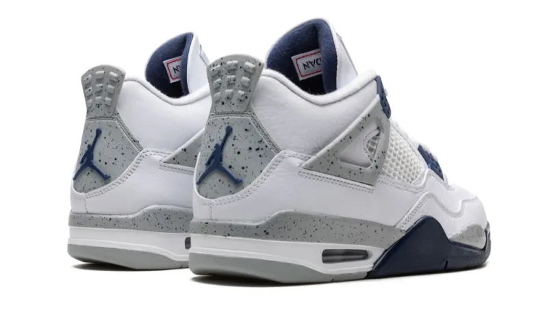 Air Jordan 4 Linen Retro 'Midnight Navy' Reps 