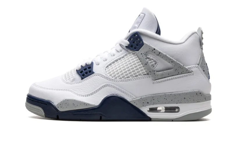 Air Jordan 4 Linen Retro 'Midnight Navy' Reps 