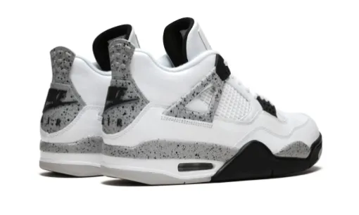 Air Jordan 4 Retro Se Black Canvas Retro OG 'White Cement' 2016 Reps 