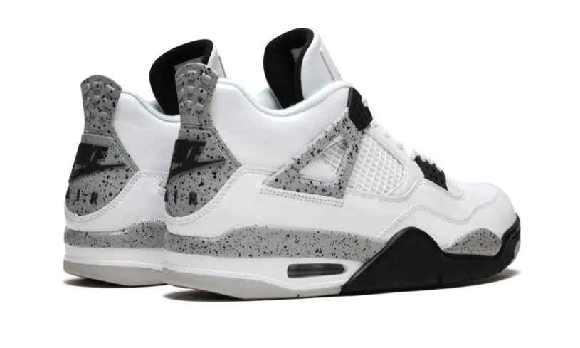 Air Jordan 4 Retro Se Black Canvas Retro OG 'White Cement' 2016 Reps 