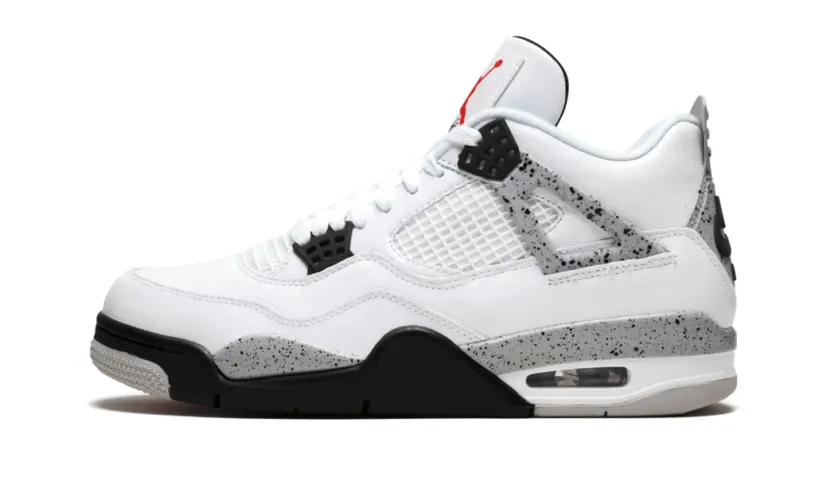 Air Jordan 4 Retro Se Black Canvas Retro OG 'White Cement' 2016 Reps 