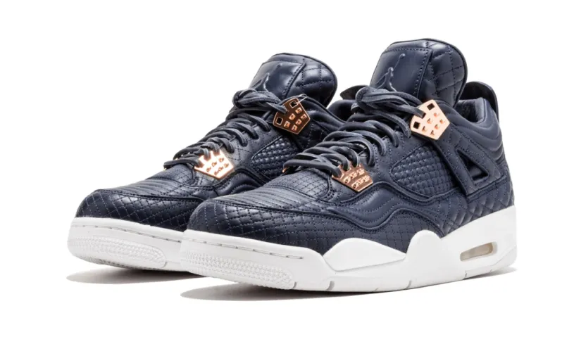 Air Jordan 4 All Red Retro Premium 'Obsidian' Reps 