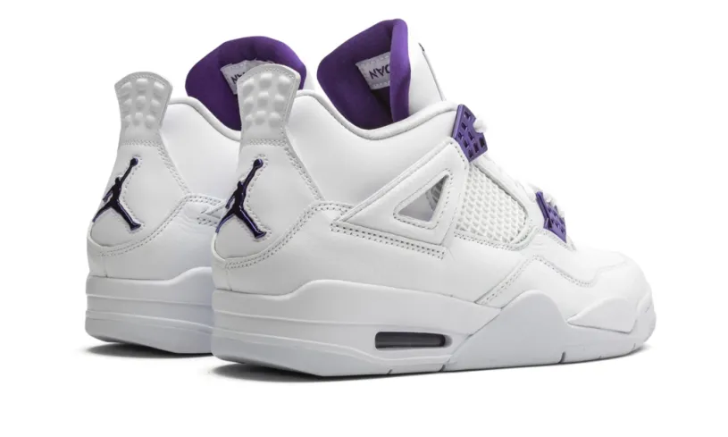 Air Jordan 4 Retro Navy Blue Retro 'Purple Metallic' Reps 