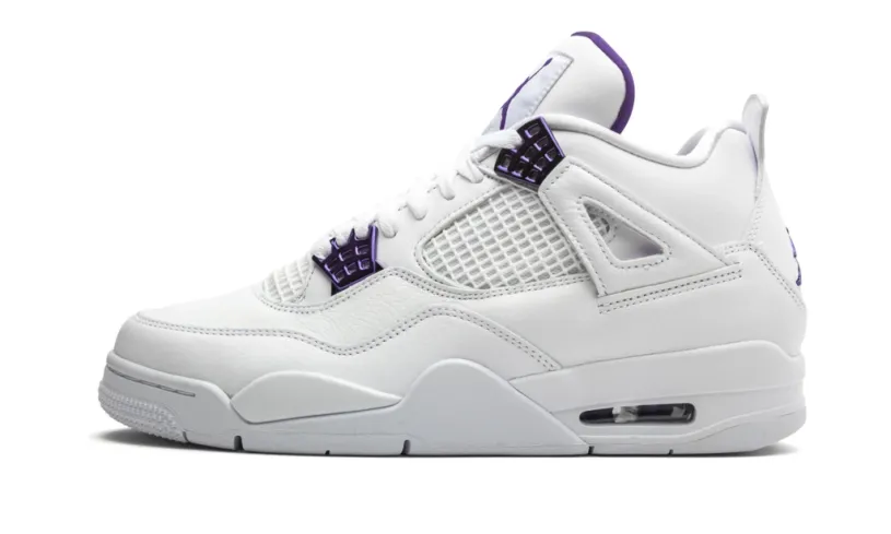 Air Jordan 4 Retro Navy Blue Retro 'Purple Metallic' Reps 