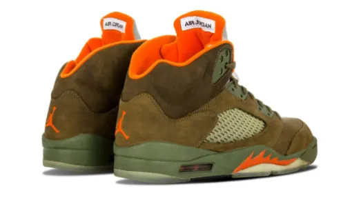 Air Jordan 5 Retro Black Retro 'Olive' Reps 