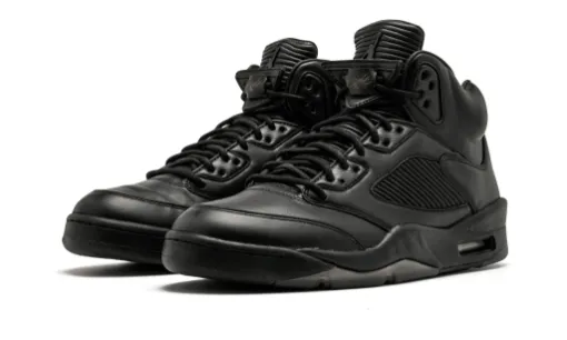 Air Jordan 5 Retro Premium 'Triple Black' Reps