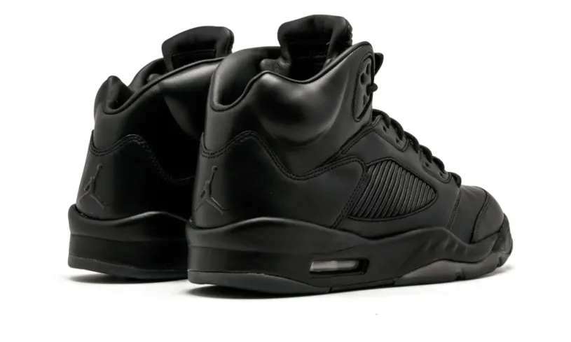 Jordan Air Retro 5 Oreo Retro Premium 'Triple Black' Reps 