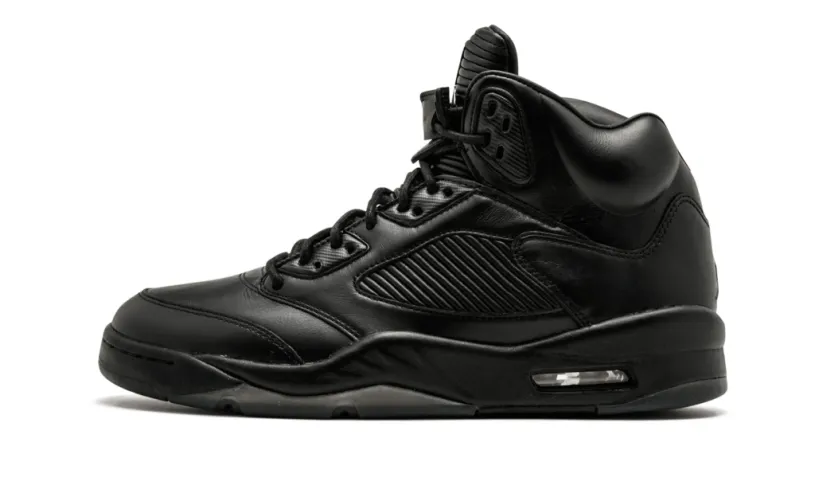 Jordan Air Retro 5 Oreo Retro Premium 'Triple Black' Reps 