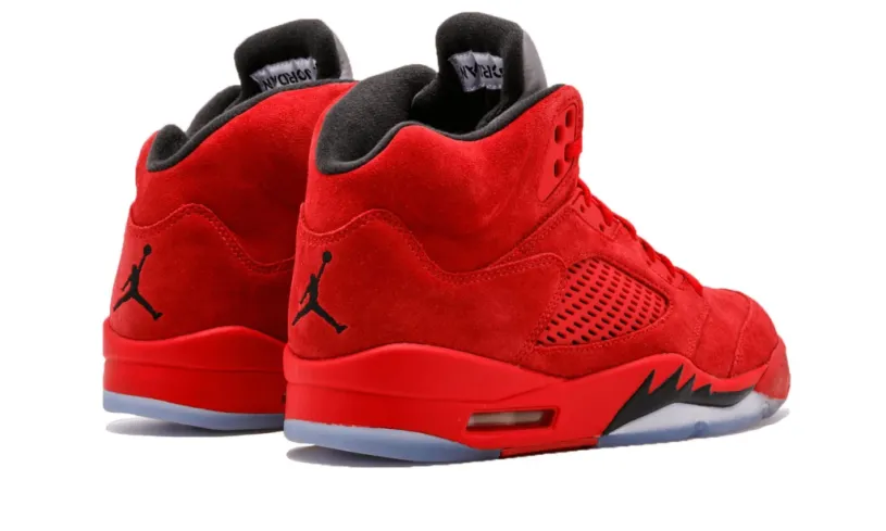 Air Jordan 5 Raging Bull Black Retro 'Red Suede' Reps 