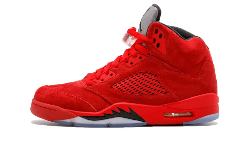 Air Jordan 5 Raging Bull Black Retro 'Red Suede' Reps 